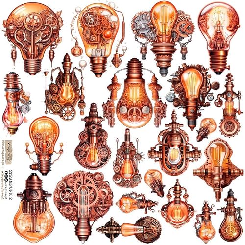 Scrapbooking Papier Sticker - ScrapLove - Steampunk 2 von ScrapLove