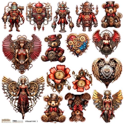 Scrapbooking Papier Sticker - ScrapLove - Steampunk 3 Scrapbooking Papier Sticker - ScrapLove - Steampunk 3 von ScrapLove