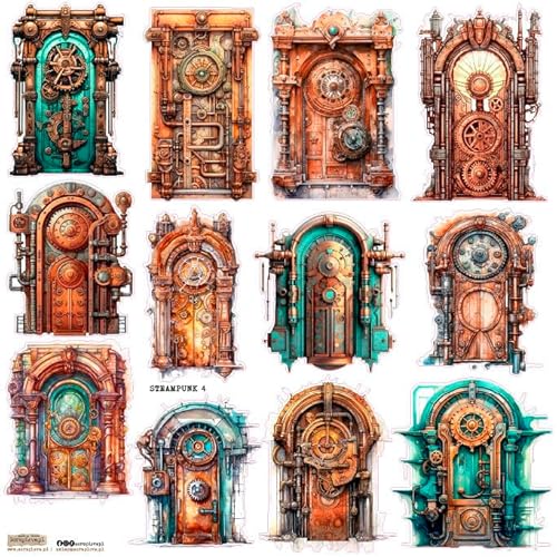 Scrapbooking Papier Sticker - ScrapLove - Steampunk 4 Türen Scrapbooking Papier Sticker - ScrapLove - Steampunk 4 Türen von ScrapLove