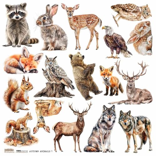 Scrapbooking Papieraufkleber - ScrapLove - Autumn Animals 1 Waldtiere Scrapbooking Papieraufkleber - ScrapLove - Autumn Animals 1 Waldtiere von ScrapLove