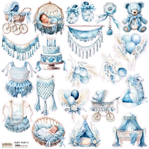 Scrapbooking Papieraufkleber - ScrapLove - Baby Boho 2 von ScrapLove