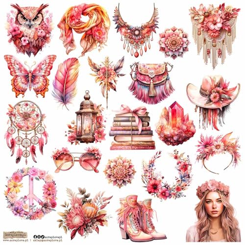 Scrapbooking Papieraufkleber - ScrapLove - Boho Hippie Scrapbooking Papieraufkleber - ScrapLove - Boho Hippie von ScrapLove