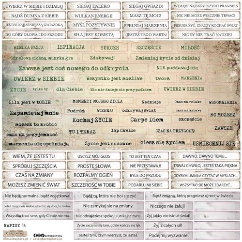 Scrapbooking Papieraufkleber - ScrapLove - Schriftzuges 14 Motivation Scrapbooking Papieraufkleber - ScrapLove - Schriftzuges 14 Motivation von ScrapLove