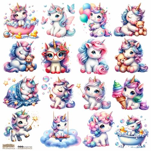 Scrapbooking Papieraufkleber - ScrapLove - Unicorn 3 Scrapbooking Papieraufkleber - ScrapLove - Unicorn 3 von ScrapLove
