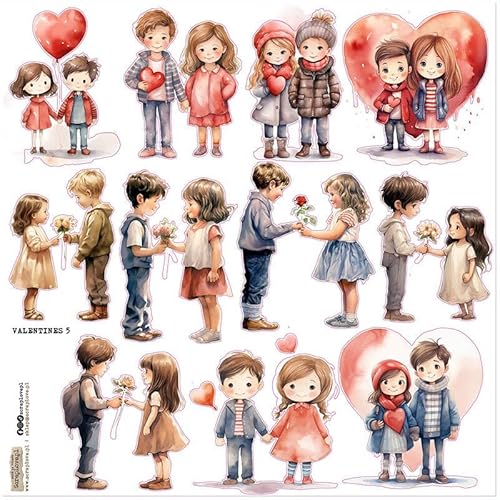 Scrapbooking Papieraufkleber - ScrapLove - Valentines 5 von ScrapLove