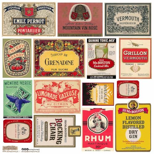 Scrapbooking Papieraufkleber - ScrapLove - Vintage Label 6 von ScrapLove