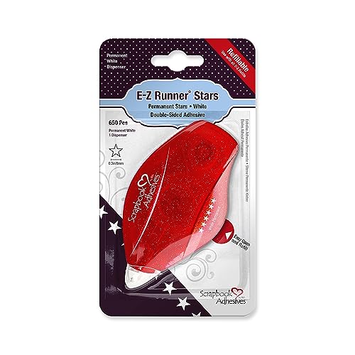 Scrapbook Adhesives 01239-6 E-Z Runner Stars-Refillable, White, 8 mm Scrapbook Adhesives 01239-6 E-Z Runner Stars-Refillable, White, 8 mm von Scrapbook Adhesives