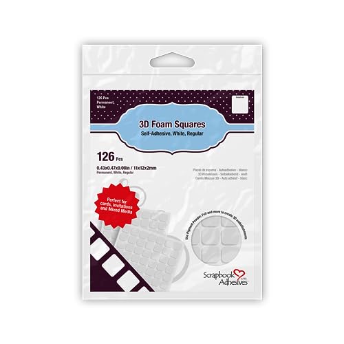 Scrapbook Adhesives 3D Foam Squares, white, one size, 01610 Scrapbook Adhesives 3D Foam Squares, white, one size, 01610 von Scrapbook Adhesives