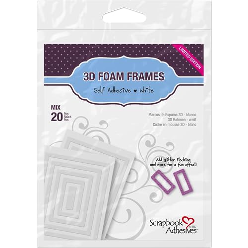 Scrapbook Adhesives 3D Schaumstoffrahmen, Schaumstoff, White, Various Scrapbook Adhesives 3D Schaumstoffrahmen, Schaumstoff, White, Various von Scrapbook Adhesives