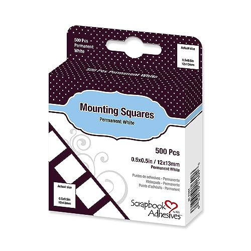 Scrapbook Adhesives Montagequadrate, White, 500-Pack von Scrapbook Adhesives