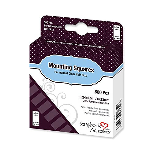 Scrapbook Adhesives Mounting Squares, Clear, 500-Pack von Scrapbook Adhesives