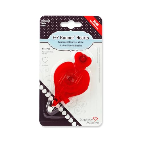 Scrapbook Adhesives by 3L 01242-6 E-Z Runner Hearts Refill-Permanent, White, 650 Pcs Scrapbook Adhesives by 3L 01242-6 E-Z Runner Hearts Refill-Permanent, White, 650 Pcs von Scrapbook Adhesives