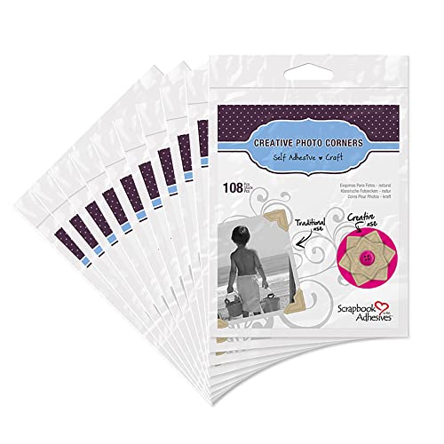 Scrapbook Kleber von 3L Creative Papier Foto Ecken, braun Scrapbook Kleber von 3L Creative Papier Foto Ecken, braun von Scrapbook Adhesives