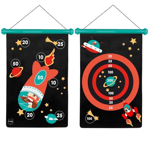 Scratch 276182001 Dartspiel für Kinder, magnetische Dartscheibe und Wurfpfeile, Motiv: Astronaut, Gross Scratch 276182001 Dartspiel für Kinder, magnetische Dartscheibe und Wurfpfeile, Motiv: Astronaut, Gross von Scratch Europe