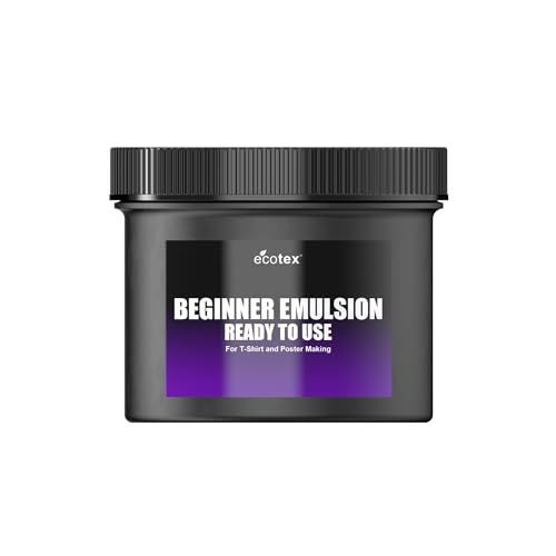 Ecotex Siebdruck-Emulsion für Anfänger, 473 ml, vorsensibilisierte, gebrauchsfertige Fotoemulsion für Siebdrucke und Stoff, für Plastisol-Tinte und Tinte auf Wasserbasis, Siebdruckzubehör Ecotex Siebdruck-Emulsion für Anfänger, 473 ml, vorsensibilisierte, gebrauchsfertige Fotoemulsion für Siebdrucke und Stoff, für Plastisol-Tinte und Tinte auf Wasserbasis, Siebdruckzubehör von Screen Print Direct