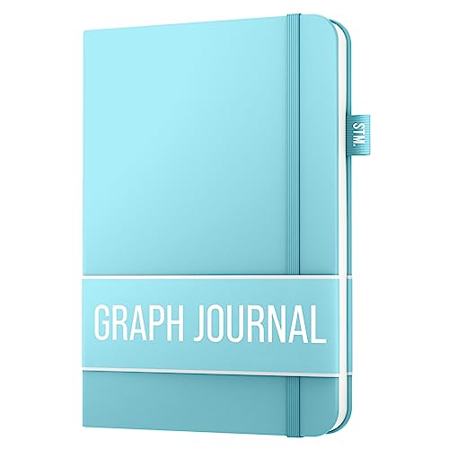 Scribbles That Matter Notizbuch a5 kariert for writing | 150 Seiten, 120 g/m² dickes Papier mit Haftnotizen, Stifthalter, Gummiband, (V)-Leder-Hardcover notizbuch kariert, 5,75 x 8,2 Zoll von Scribbles That Matter