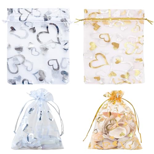 Sctmda Organzasäckchen Weiß 100 Stück Druck Organzabeutel 7×9cm Kordelzug Geschenkbeutel Klein Mesh Organza Beutel Klein Organza Säckchen Befüllen Geschenksäckchen für Hochzeit Party Festival Sctmda Organzasäckchen Weiß 100 Stück Druck Organzabeutel 7×9cm Kordelzug Geschenkbeutel Klein Mesh Organza Beutel Klein Organza Säckchen Befüllen Geschenksäckchen für Hochzeit Party Festival von Sctmda