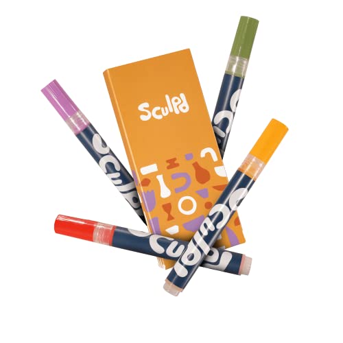 Sculpd Feinspitzen-Acrylstifte - Acrylmarker-Set mit 4 Stiften - Für Steine, Keramik, Papier, Leinwand, Pappe, Holz, Glas, Basteln, Rock Painting, Stoffmarker - Bloomsbury Töne Sculpd Feinspitzen-Acrylstifte - Acrylmarker-Set mit 4 Stiften - Für Steine, Keramik, Papier, Leinwand, Pappe, Holz, Glas, Basteln, Rock Painting, Stoffmarker - Bloomsbury Töne von Sculpd