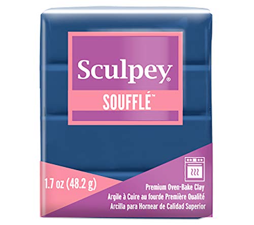 Sculpey POSU6011 Souffle Clay Mdnght BLU, Marineblau, Sculpey POSU6011 Souffle Clay Mdnght BLU, Marineblau, von Sculpey