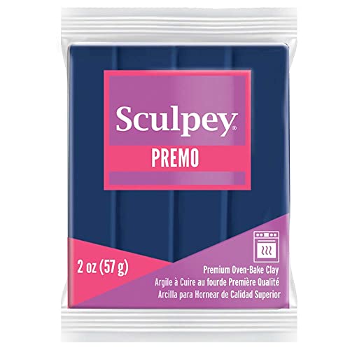 Sculpey Polyform Premo Sculpey Modelliermasse, Marineblau, 57 ml von Sculpey