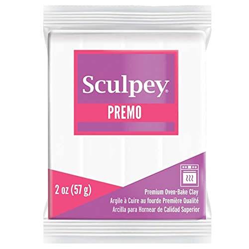 Sculpey Premo ofenhärtende Modelliermasse weiß, 2oz Sculpey Premo ofenhärtende Modelliermasse weiß, 2oz von Sculpey