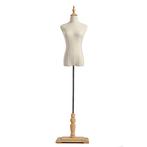 SdaryWare Schaufensterpuppe, weiblicher Schaufensterpuppen-Torso, Schneiderbüste im Ladenbau-Stil, Verstellbarer Puppenkörper, zerlegbar, 2 Größen,Small-A von SdaryWare
