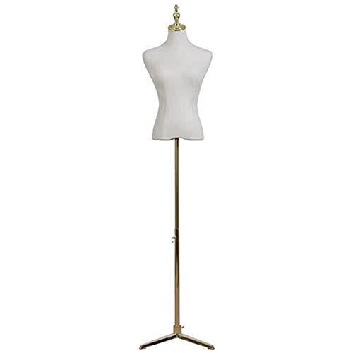 SdaryWare Schaufensterpuppe, weiblicher Schaufensterpuppen-Torso, Verstellbarer Stativständer, Kleidungs-Schneiderpuppe für Schmuck-Display, Puppenkörper, Schneiderpuppen, 2 Größen,Medium-Style 1 von SdaryWare
