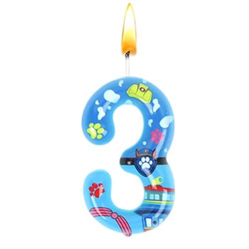 Paw Dog Kerzen Geburtstag, Paw Dog Kerzen Nummer 3, Kuchen Deko Kerzen, 3th Geburtstagskerzen, Geburtstag Dekoration, Cake Topper, Jungen und Mädchen, Partyzubehör, Jubiläum, Hochzeitsfeier Paw Dog Kerzen Geburtstag, Paw Dog Kerzen Nummer 3, Kuchen Deko Kerzen, 3th Geburtstagskerzen, Geburtstag Dekoration, Cake Topper, Jungen und Mädchen, Partyzubehör, Jubiläum, Hochzeitsfeier von Sdjuifsd
