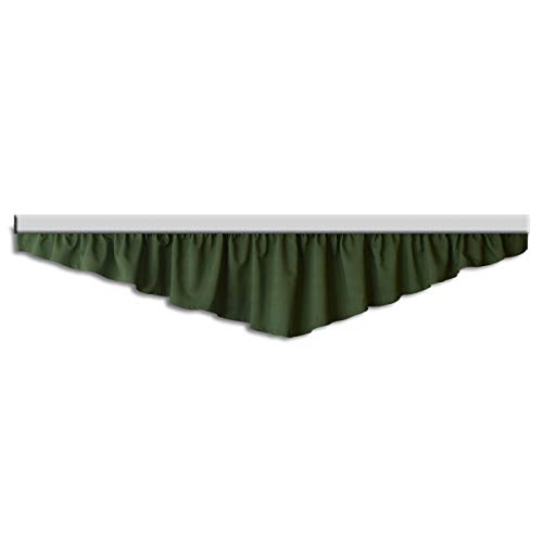 Querbehang Hetty grün unifarben | Deko-Behang aus hochwertigem Webstoff mit Reihband | gepflegt-rustikaler Landhaus-Stil für Küche, Esszimmer, Gästewohnung, Kaminzimmer H x B 40 x 300 cm Querbehang Hetty grün unifarben | Deko-Behang aus hochwertigem Webstoff mit Reihband | gepflegt-rustikaler Landhaus-Stil für Küche, Esszimmer, Gästewohnung, Kaminzimmer H x B 40 x 300 cm von SeGaTeX home fashion