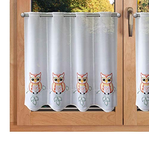 SeGaTeX home fashion Kurzgardine Scheibengardine Kleine Eule 7262 Bestickt mit Plauener Spitze SeGaTeX home fashion Kurzgardine Scheibengardine Kleine Eule 7262 Bestickt mit Plauener Spitze von SeGaTeX home fashion