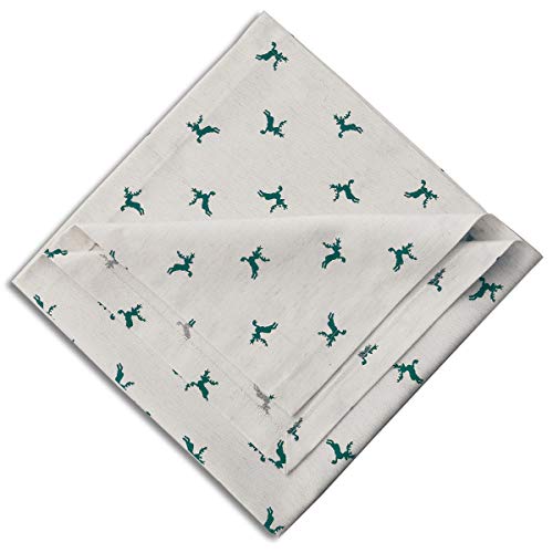 Landhaus-Mitteldecke Natur-grün mit Hirsch Tischdecke passend zu Landhaus-Serie Knut 70 x 70 cm Landhaus-Mitteldecke Natur-grün mit Hirsch Tischdecke passend zu Landhaus-Serie Knut 70 x 70 cm von SeGaTeX home fashion