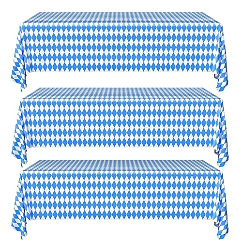 Seamart 3STK Oktoberfest Tischdecke Bayerische Deko Oktoberfest Dekoration Party Bayrisch Tischdeko Bayern Tischtuch Blau Weiß Bayernraute Partytischdecke für Bierzelten Bier Festival München Seamart 3STK Oktoberfest Tischdecke Bayerische Deko Oktoberfest Dekoration Party Bayrisch Tischdeko Bayern Tischtuch Blau Weiß Bayernraute Partytischdecke für Bierzelten Bier Festival München von Seamart