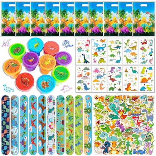 Seamart 90 Stück Dinosaurs Party Mitgebsel Kindergeburtstag, Party Gastgeschenke Kinder, Give Aways Kindergeburtstag Jungen mit Dino Schnapparmband Geschenktüte Stempelset Tattoo Aufkleber Seamart 90 Stück Dinosaurs Party Mitgebsel Kindergeburtstag, Party Gastgeschenke Kinder, Give Aways Kindergeburtstag Jungen mit Dino Schnapparmband Geschenktüte Stempelset Tattoo Aufkleber von Seamart