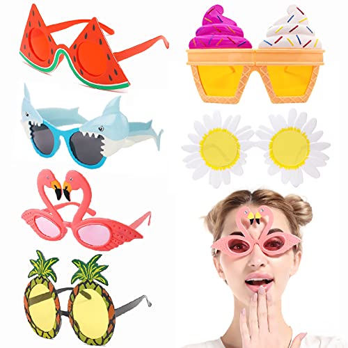 Seamart Party Brille, 6 Stück Lustige Brille Lustige Sonnenbrille Hawaiian Tropical Brille Luau Partybrille Kostüm Party Sonnenbrille für Strand Thema Dekoration, Party Zubehör, Foto Requisiten Seamart Party Brille, 6 Stück Lustige Brille Lustige Sonnenbrille Hawaiian Tropical Brille Luau Partybrille Kostüm Party Sonnenbrille für Strand Thema Dekoration, Party Zubehör, Foto Requisiten von Seamart