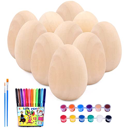 10 Ostereier Deko, Osterdeko Dekoeier, Holzeier, Hölzerne Eier, Holz Eier Deko, Buchenholz Holzeier, Holz Ostereier zum Bemalen, Holzeier Deko Kinder, Groß für Ostern 10 Ostereier Deko, Osterdeko Dekoeier, Holzeier, Hölzerne Eier, Holz Eier Deko, Buchenholz Holzeier, Holz Ostereier zum Bemalen, Holzeier Deko Kinder, Groß für Ostern von Seasboes
