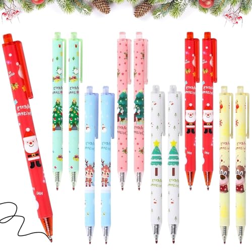12 Stück Druckkugelschreiber Weihnachten Set,Weihnachten Rollerball Kugelschreiber Schreibwaren Set,Gelschreiber Weihnachten,Weihnachts Kugelschreiber für Kinder Partytütenfüller, Schule & Büro 12 Stück Druckkugelschreiber Weihnachten Set,Weihnachten Rollerball Kugelschreiber Schreibwaren Set,Gelschreiber Weihnachten,Weihnachts Kugelschreiber für Kinder Partytütenfüller, Schule & Büro von Seasboes