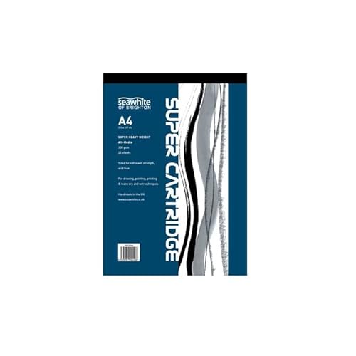 Seawhite Zeichenblock, A4, 20 Blatt, 300 g/m², säurefrei Seawhite Zeichenblock, A4, 20 Blatt, 300 g/m², säurefrei von Seawhite