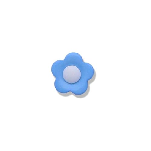 Kinderkknopf "Blüte" - Kunststoffknopf 14mm - hellblau Kinderkknopf "Blüte" - Kunststoffknopf 14mm - hellblau von Seco Knopf