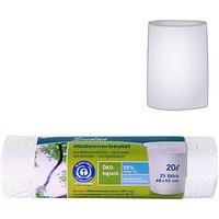 Secolan® Müllbeutel 20,0 l weiß 25,0 µm, 25 St. von Secolan®