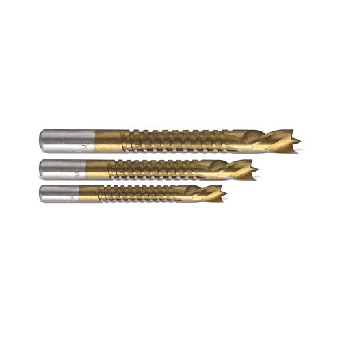 SECOTEC® Fräsbohrersatz Fräsbohrer-Satz Fräsbohrer Set, 3 tlg. von SECOTEC