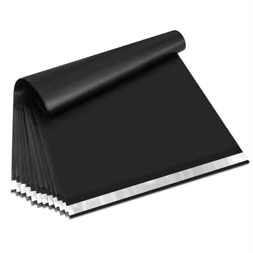 Versandtaschen aus Polyethylen, selbstklebend, 25,4 x 33 cm, 2,35 mm, Schwarz, 100 Stück Versandtaschen aus Polyethylen, selbstklebend, 25,4 x 33 cm, 2,35 mm, Schwarz, 100 Stück von Secure Seal