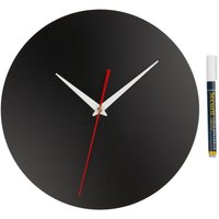 Kreidetafel "Uhr" von Schwarz
