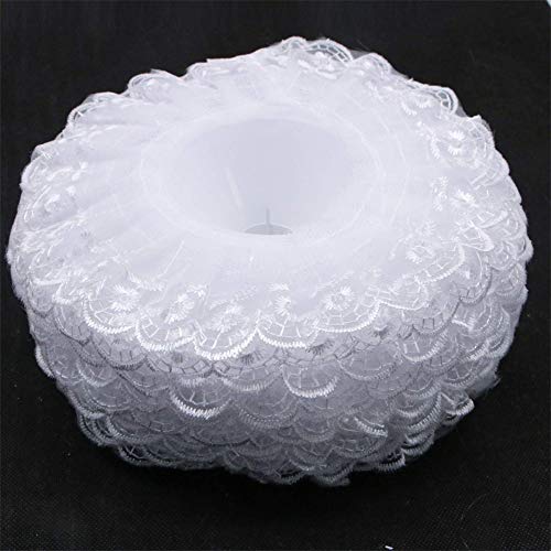 6 Stück Spitzen-Bouquet Kragen, Spitze Kragen DIY Bouquet Halter Hochzeit Brautstrauß Kragen weiße Spitze Dekoration Bouquet Halter von Seek4comfortable