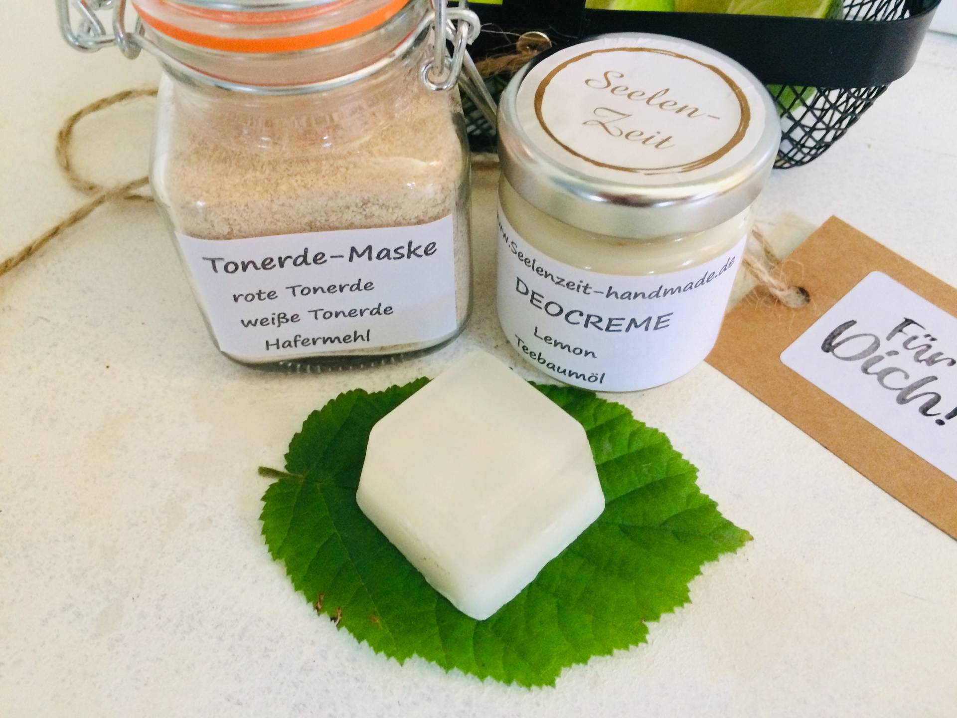 Natur Deocreme + Tonerde-Maske Teebaumöl-Seife, Im Set... Spa, Wellness Natur Deocreme + Tonerde-Maske Teebaumöl-Seife, Im Set... Spa, Wellness von SeelenZeit