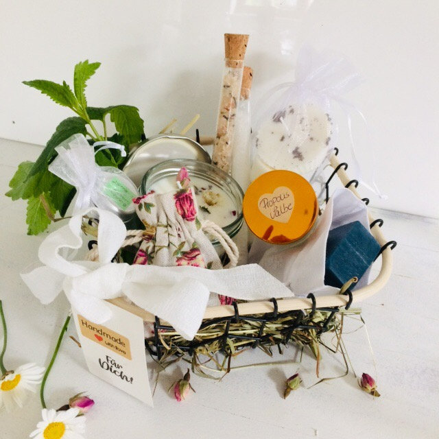 Nature Basket + Lavender Soap Package Of Tee, Reserved Nature Basket + Lavender Soap Package Of Tee, Reserved von SeelenZeit