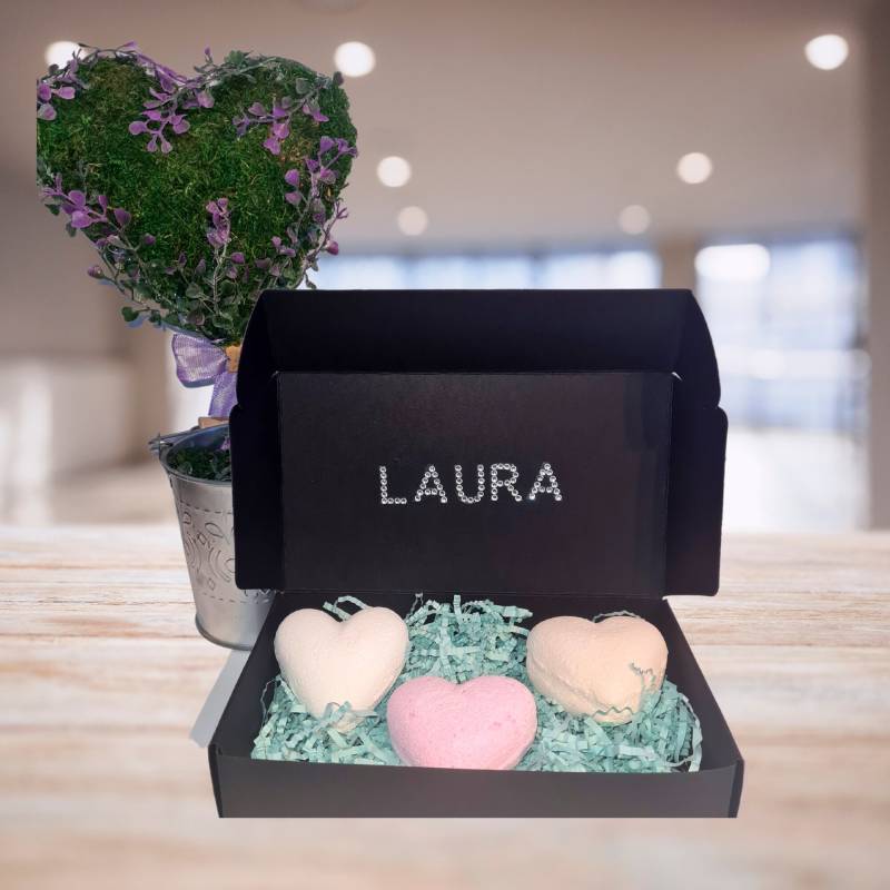 Geschenkbox Badebombe, Wellnessbox Für Frauen, Gift Box, Wellnessgeschenk Box Hochzeit, Geburtstag, Muttertag, Wellnessgeschenkbox von Seelenverwandte