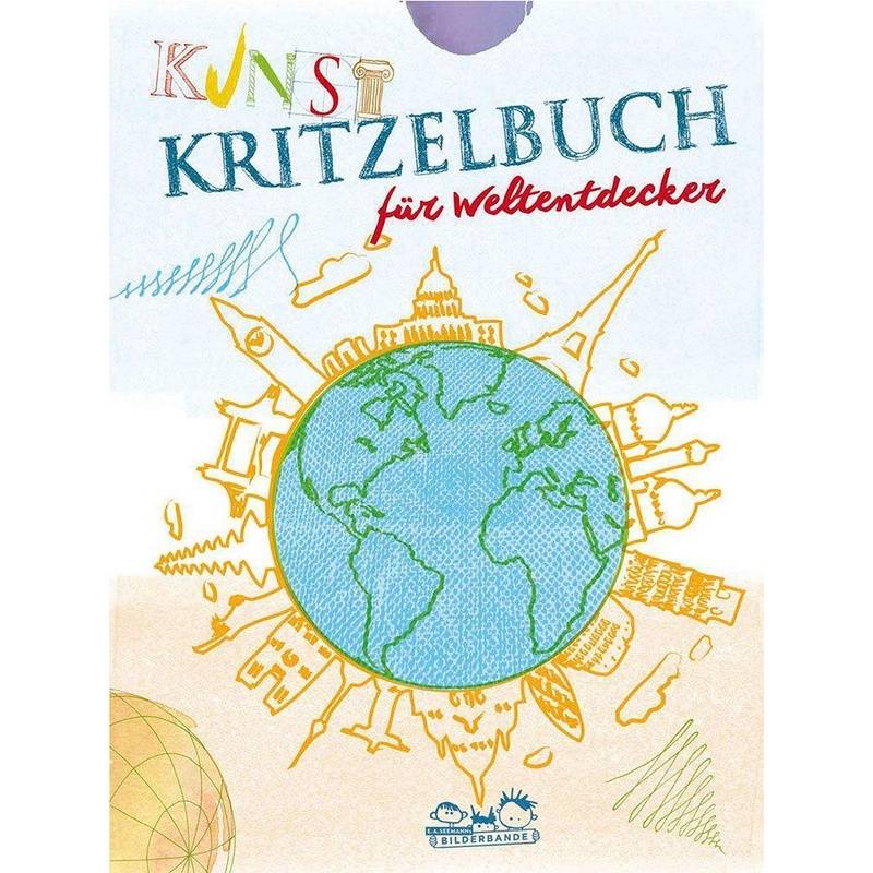 Kunstkritzelbuch Für Weltentdecker, Kartoniert (TB) von Seemann