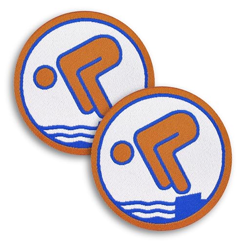 Seepferdchen® 2er Set offizielles Bronze Schwimmabzeichen zum Aufbügeln | DSA Bronze Abzeichen | bügelbeschichtet von Seepferdchen