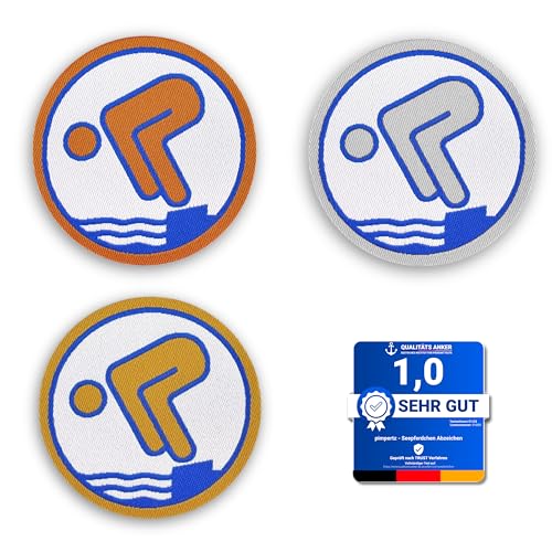 Seepferdchen® offizielles DSA Schwimmabzeichen zum Aufbügeln | bügelbeschichtet von Seepferdchen