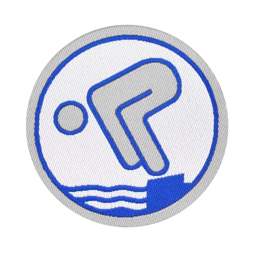 Seepferdchen® offizielles Silber Schwimmabzeichen zum Aufbügeln | DSA Silber Abzeichen | bügelbeschichtet von Seepferdchen